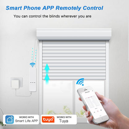 Smart WiFi Blinds Chain Controller, Phone App Control Blind Motor